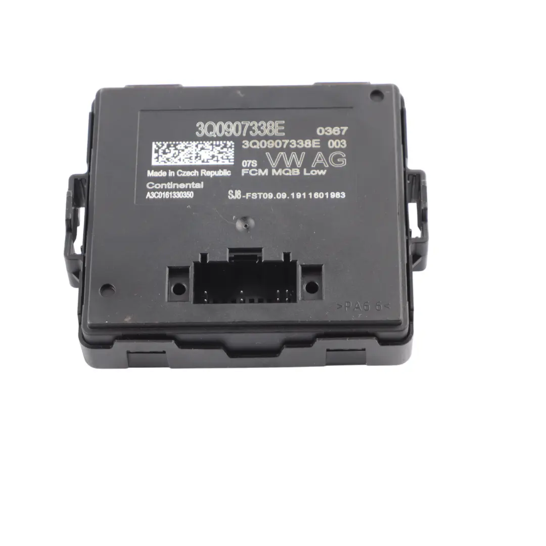 Audi S3 8V Front Scheinwerfer Lampen Bereich Steuer Modul ECU - SKU 3Q0907338E - Teilenummer 3Q0907338E