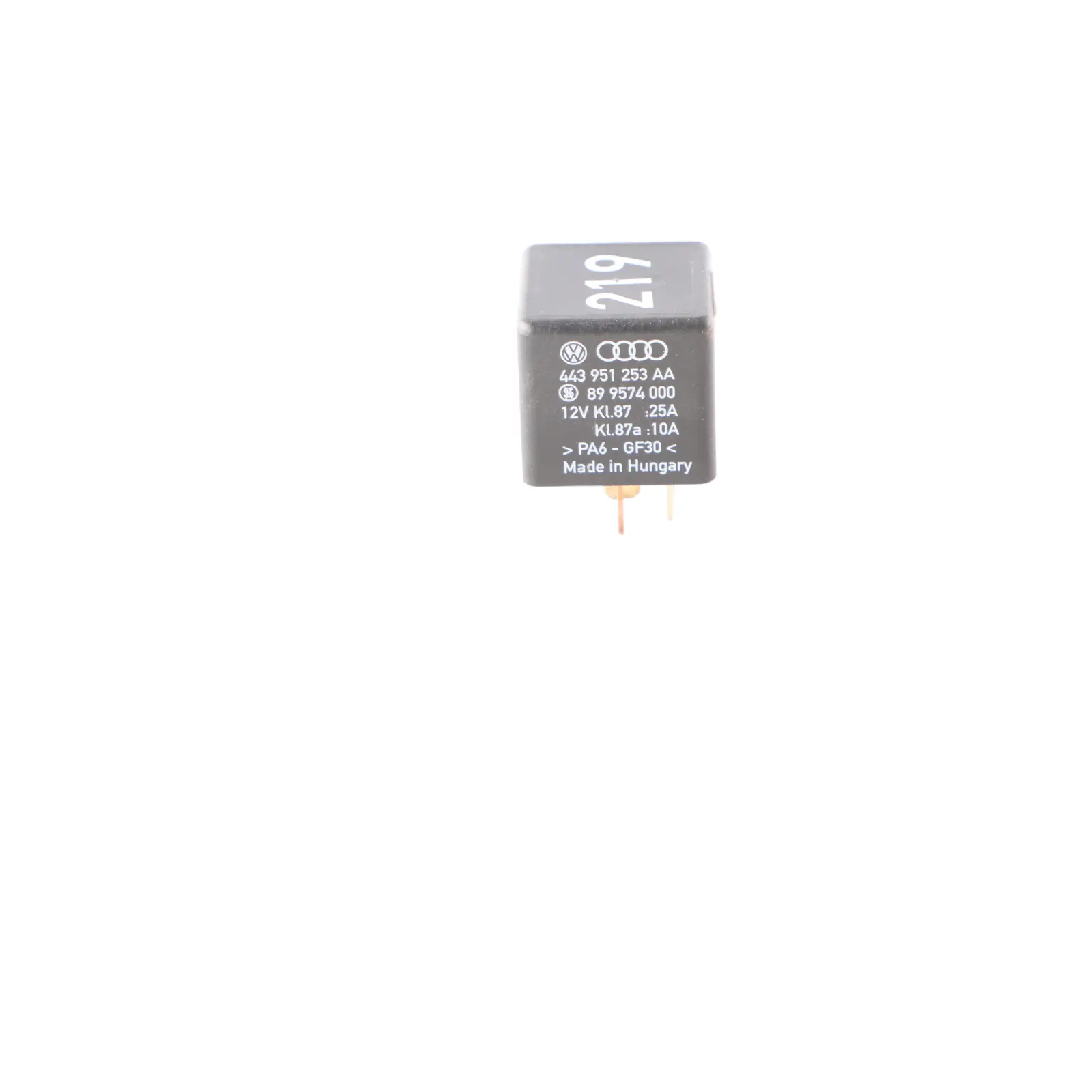 Volkswagen Audi Skoda Relay Unit Module 219 899574000 443951253AA