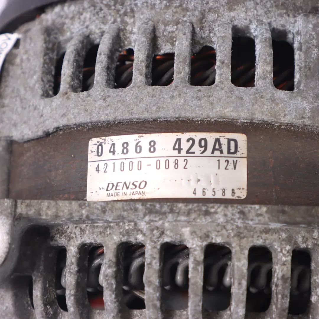 ENR Générateur d'alternateur moteur pour Chrysler Voyager 2.8 CRD à propos du numéro de pièce 4868429AD Chrysler Voyager 2.8 CRD ENR Générateur d'alternateur moteur - SKU 4868429AD - Numéro de pièce 4868429AD