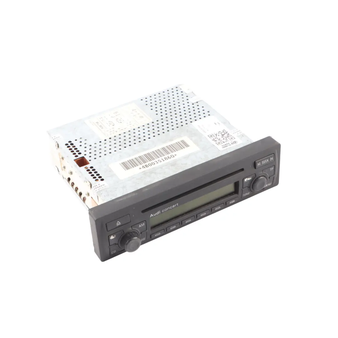 8N Radio Media Player Audio CD Head Unit Player Concert to Audi TT with Part number 4B0035186Q Audi TT 8N Radio Media Player Audio CD Head Unit Player Concert - SKU 4B0035186Q - Part number 4B0035186Q