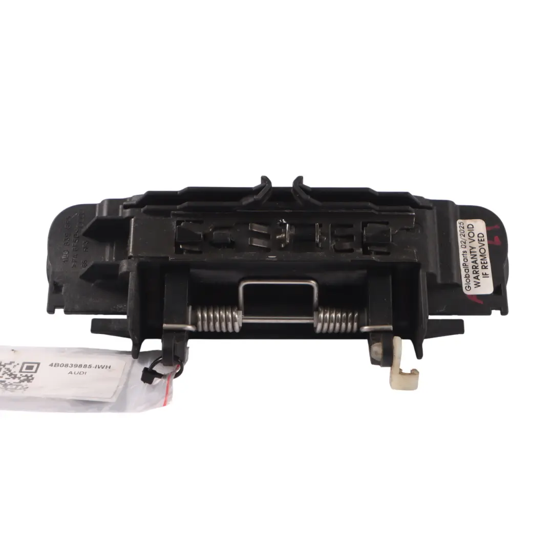 Audi A3 8P Poignée de porte arrière gauche droite Grab Ibis White Y9C - SKU 4B0839885-IWH - Numéro de pièce 4B0839885