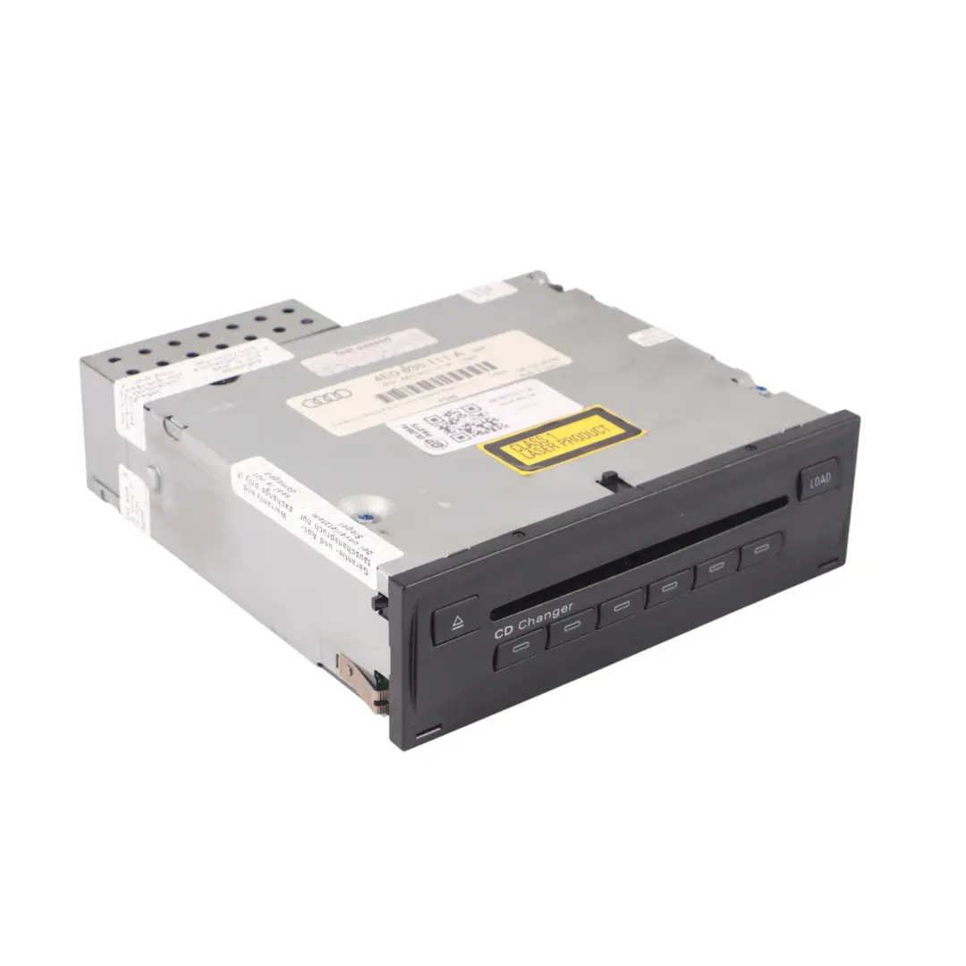 fach Kompakt CD Wechsler für Audi A6 C6 6 mit Teilenummer 4E0035111A Audi A6 C6 6 fach Kompakt CD Wechsler - SKU 4E0035111A - Teilenummer 4E0035111A