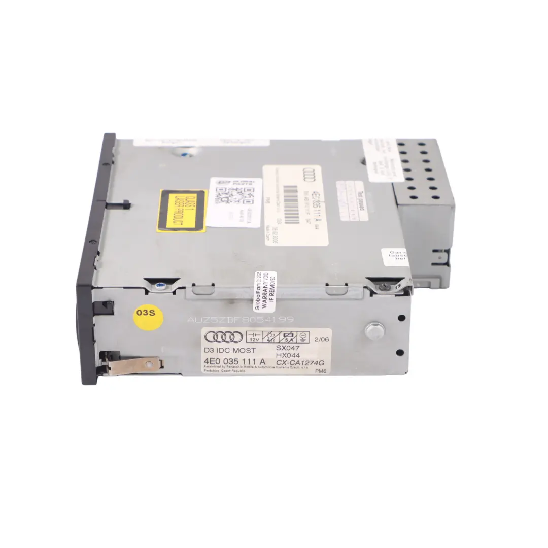 Audi A6 C6 6 dischi Compact CD Changer - SKU 4E0035111A - Numero di parte 4E0035111A