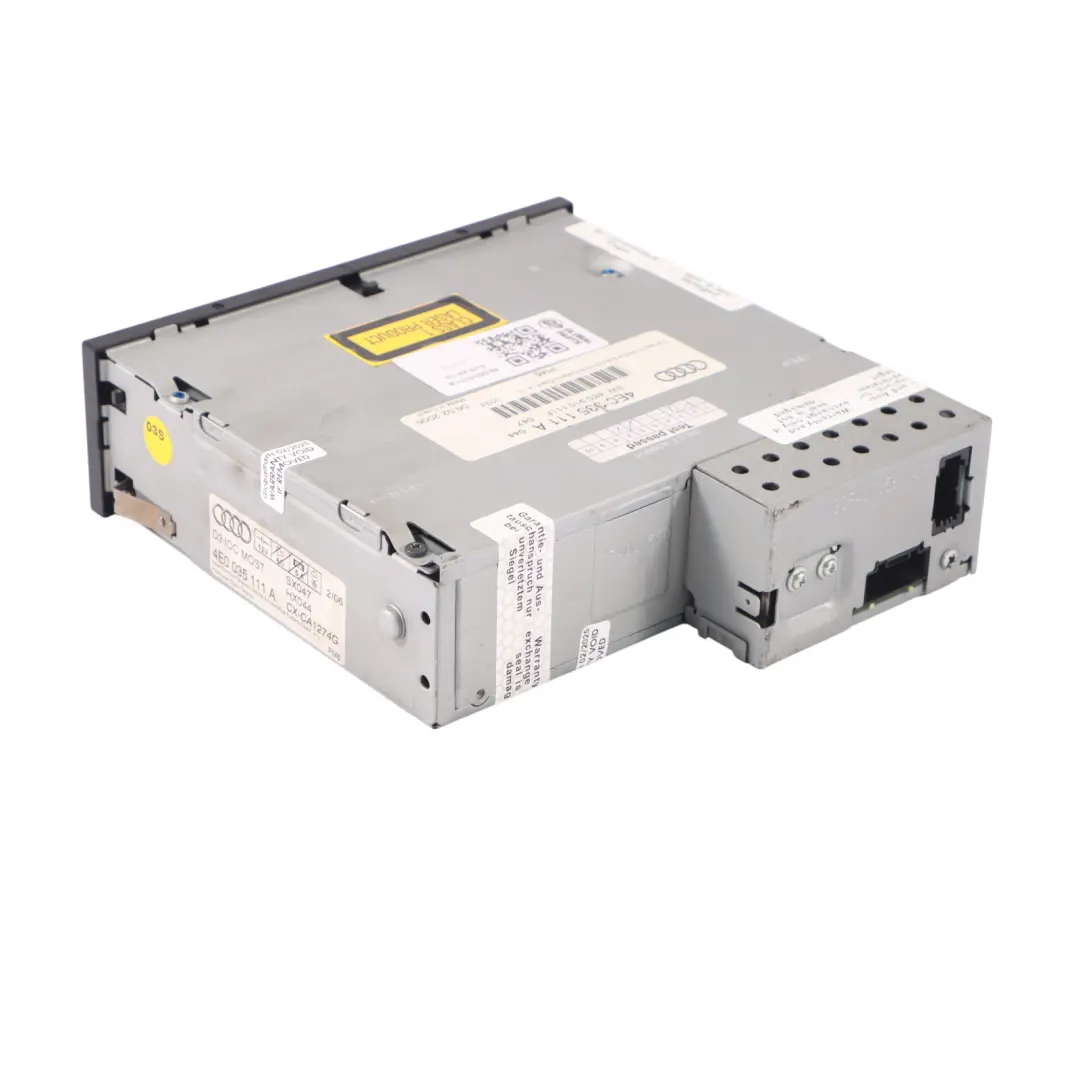 fach Kompakt CD Wechsler für Audi A6 C6 6 mit Teilenummer 4E0035111A Audi A6 C6 6 fach Kompakt CD Wechsler - SKU 4E0035111A - Teilenummer 4E0035111A