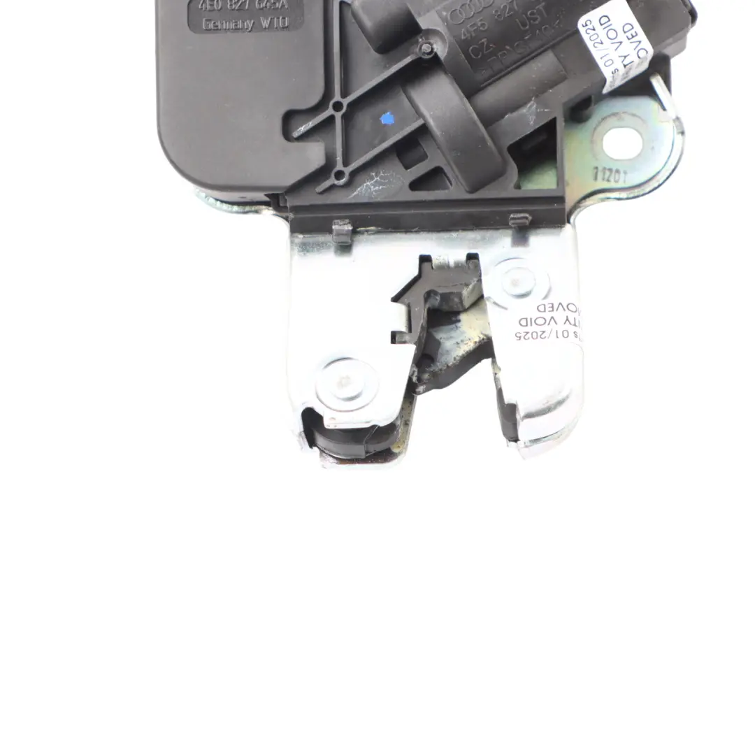 Mecanismo Cierre Portón Trasero Maletero para Audi A4 B8 con número de pieza 4E0827645A Audi A4 B8 Mecanismo Cierre Portón Trasero Maletero - SKU 4E0827645A - Número de pieza 4E0827645A