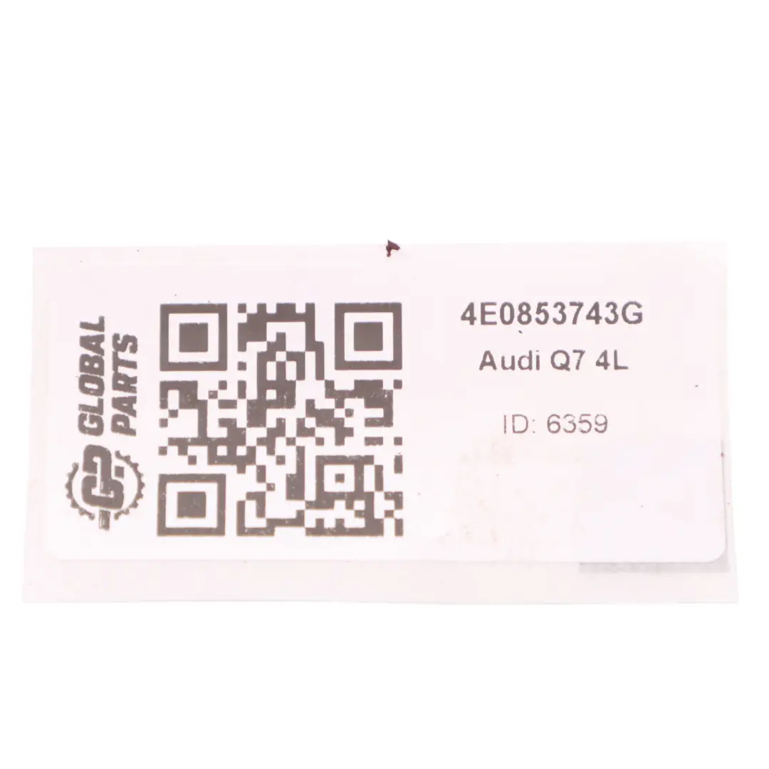  Emblème hayon couvercle coffre arrière Audi Q7 4L 3 0 TDI Lettrage - SKU 4E0853743G - Numéro de pièce 4E0853743G