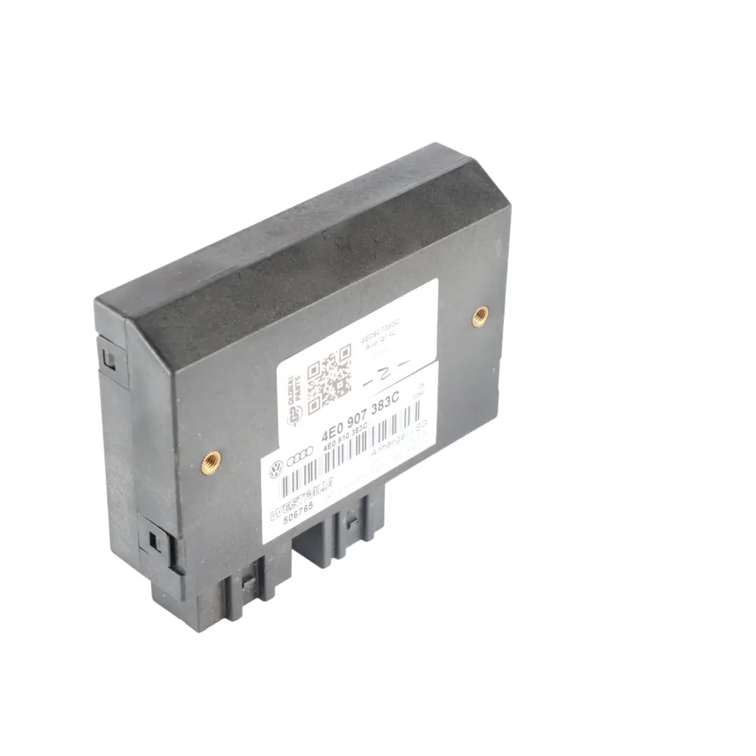 Trailer Hook Tow Bar Control Module Unit to Audi Q7 4L with Part number 4E0907383C Audi Q7 4L Trailer Hook Tow Bar Control Module Unit - SKU 4E0907383C - Part number 4E0907383C