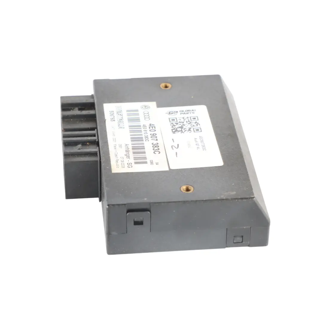 Audi Q7 4L Trailer Hook Tow Bar Control Module Unit - SKU 4E0907383C - Part number 4E0907383C