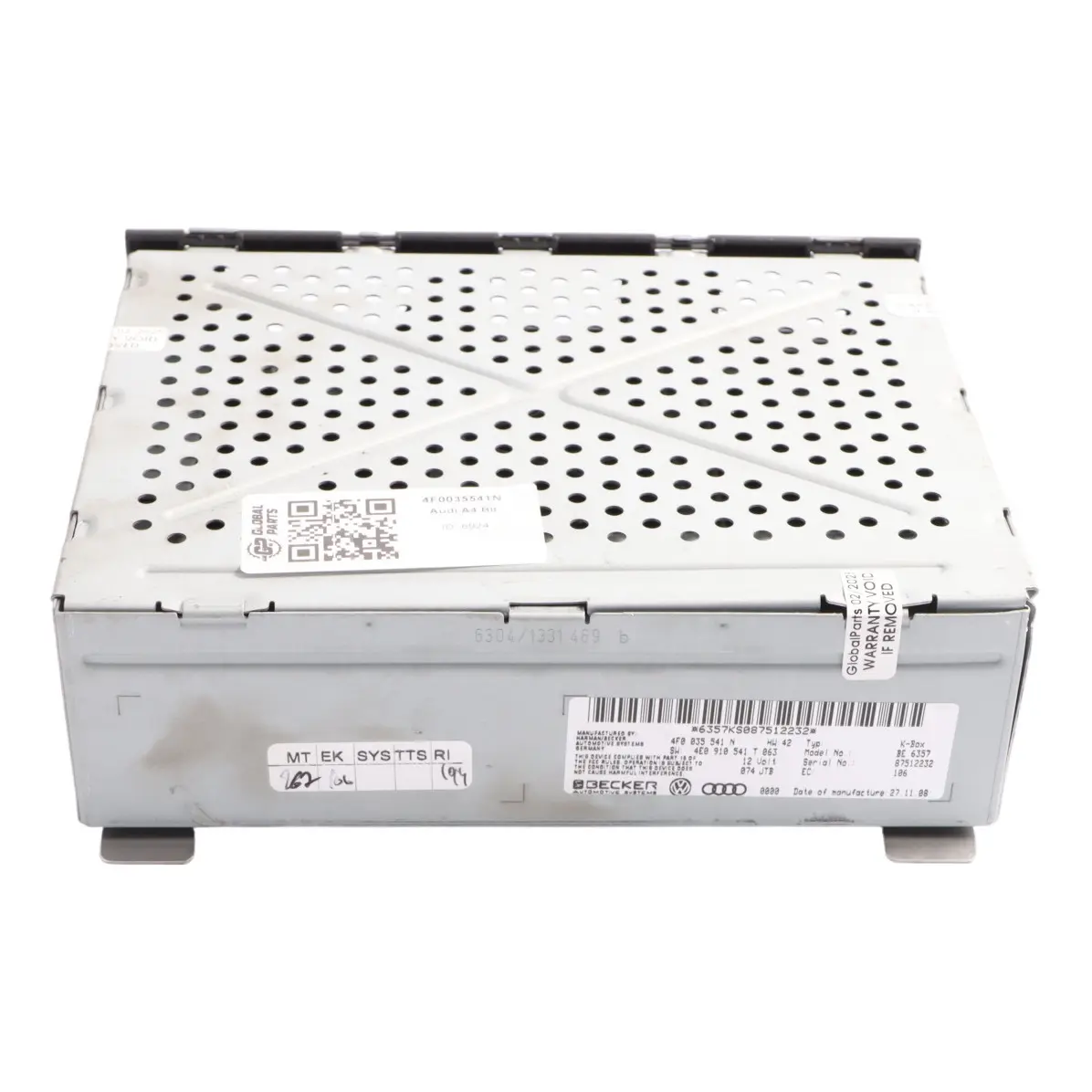 Audi A4 B8 Becker K-Box Radioempfänger Modul Steuergerät ECU 4F0035541N