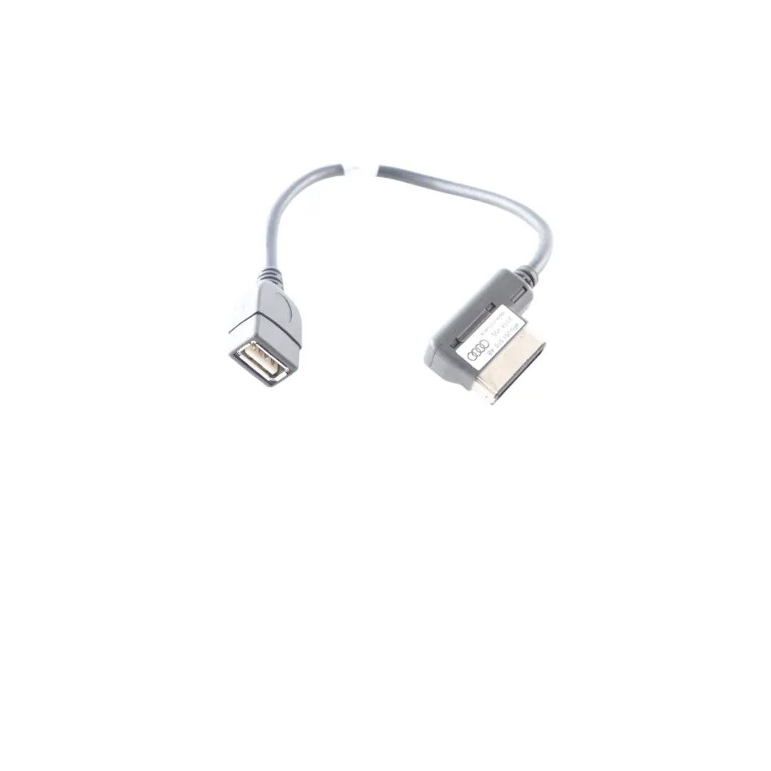 Audi A1 8X A4 B8 A6 C7 Q3 8U Blitz iPhone Musik Kabel Adapter - SKU 4F0051510AB - Teilenummer 4F0051510AB
