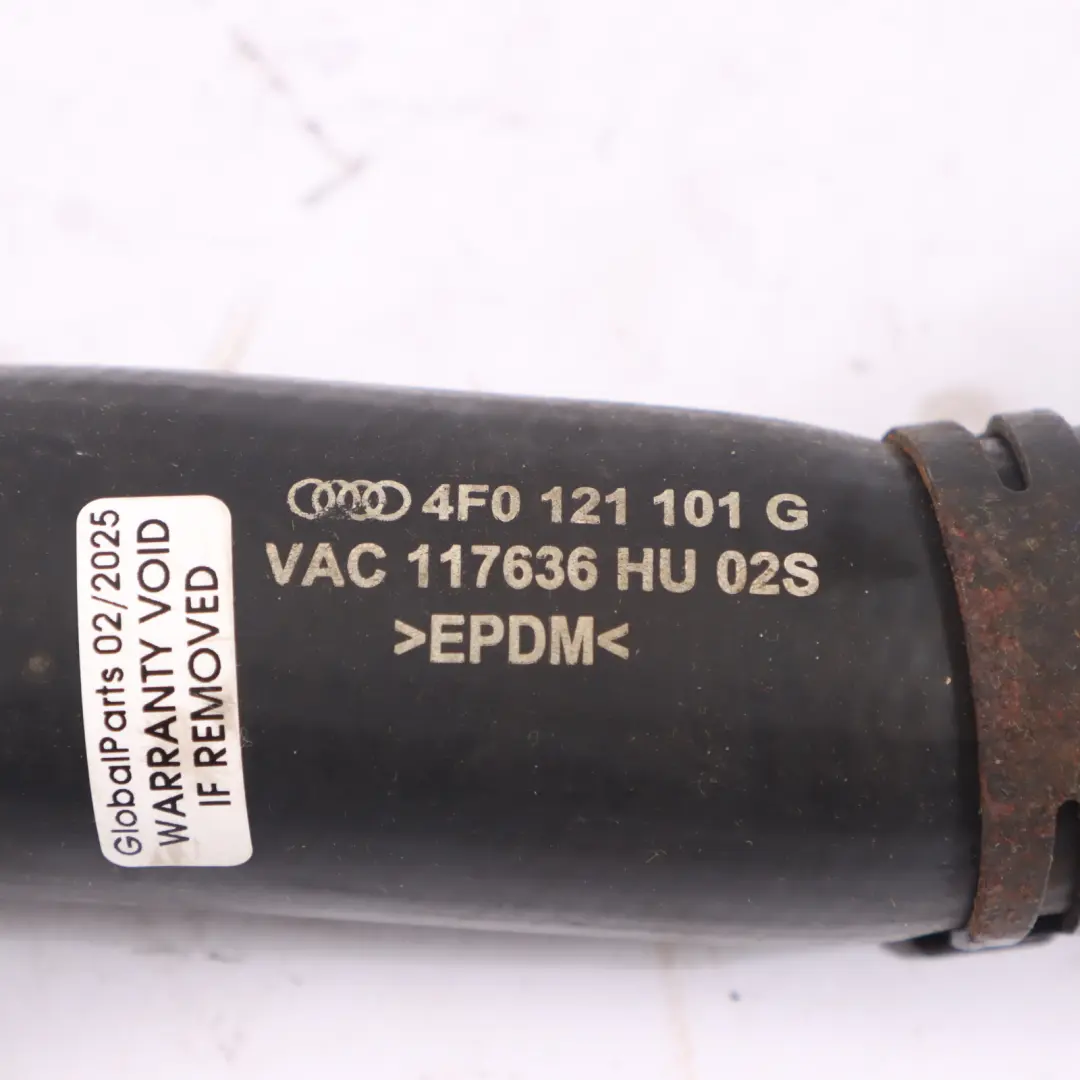 Tuyau eau radiateur Conduite liquide refroidissement Audi A6 C6 - SKU 4F0121101G - Numéro de pièce 4F0121101G