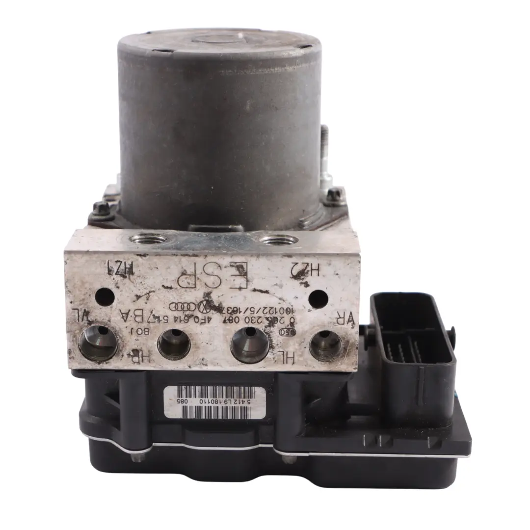 Audi A6 S6 C6 Pompe Frein Module ABS Freinage Commande Hydraulique 4F0910517AL - SKU 4F0614517BC - Numéro de pièce 4F0614517BC