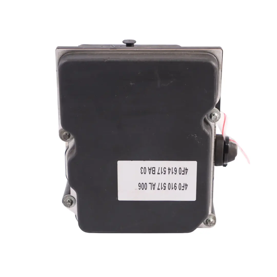 Pompe Frein Module ABS Freinage Commande Hydraulique 4F0910517AL pour Audi A6 S6 C6 à propos du numéro de pièce 4F0614517BC Audi A6 S6 C6 Pompe Frein Module ABS Freinage Commande Hydraulique 4F0910517AL - SKU 4F0614517BC - Numéro de pièce 4F0614517BC
