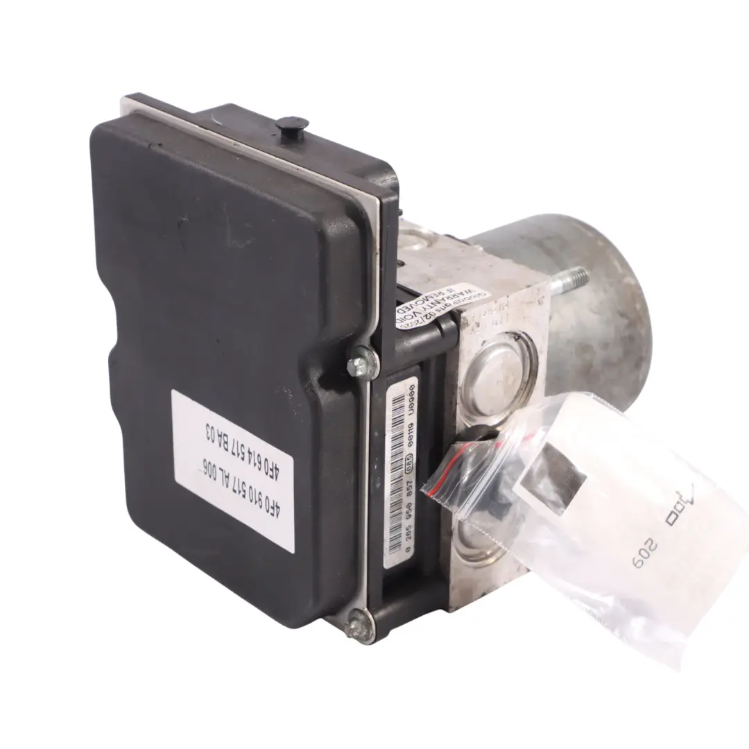 Pompe Frein Module ABS Freinage Commande Hydraulique 4F0910517AL pour Audi A6 S6 C6 à propos du numéro de pièce 4F0614517BC Audi A6 S6 C6 Pompe Frein Module ABS Freinage Commande Hydraulique 4F0910517AL - SKU 4F0614517BC - Numéro de pièce 4F0614517BC