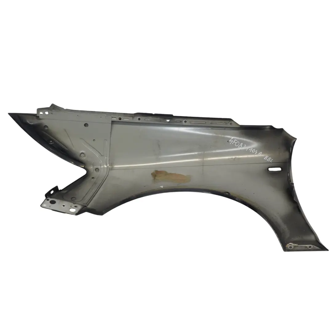 Side Panel Front Right O/S Wing Fender Brilliant Black Metallic - Y9B to Audi A6 C6 with Part number 4F0821104A Audi A6 C6 Side Panel Front Right O/S Wing Fender Brilliant Black Metallic - Y9B - SKU 4F0821104A-BBL - Part number 4F0821104A