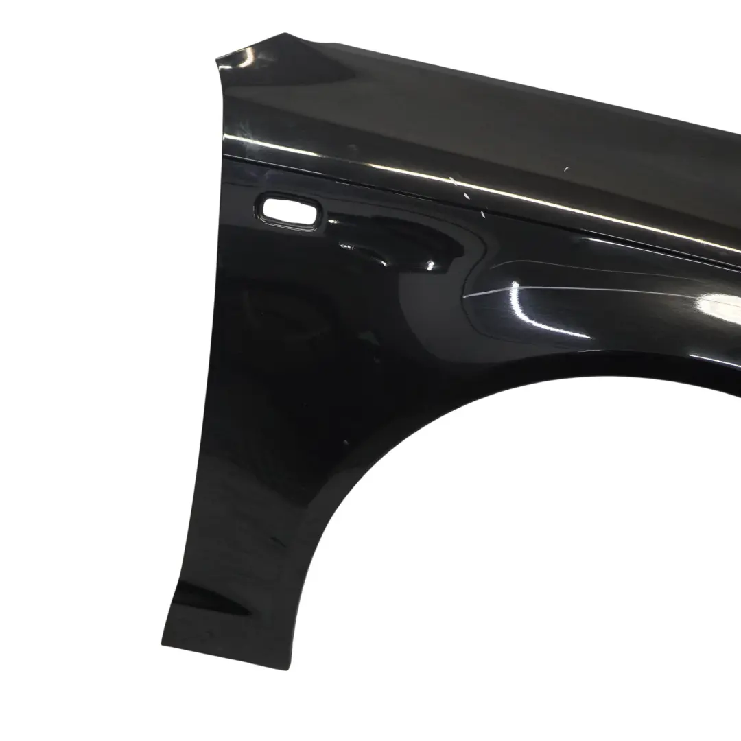 Audi A6 C6 Side Panel Front Right O/S Wing Fender Brilliant Black Metallic - Y9B - SKU 4F0821104A-BBL - Part number 4F0821104A