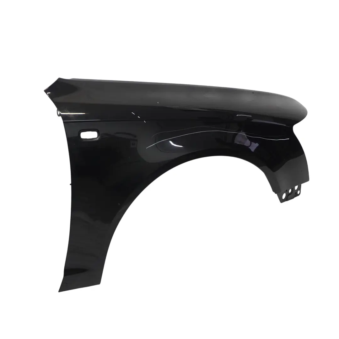 Audi A6 C6 Side Panel Front Right O/S Wing Fender Brilliant Black Metallic - Y9B - SKU 4F0821104A-BBL - Part number 4F0821104A