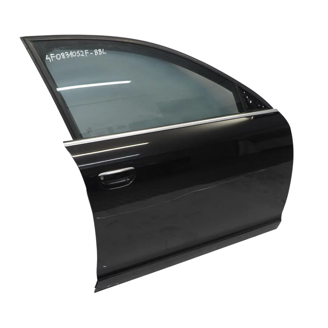 Front Door Right O/S Brilliant Black Metallic - Y9B to Audi A6 C6 with Part number 4F0831052F Audi A6 C6 Front Door Right O/S Brilliant Black Metallic - Y9B - SKU 4F0831052F-BBL - Part number 4F0831052F