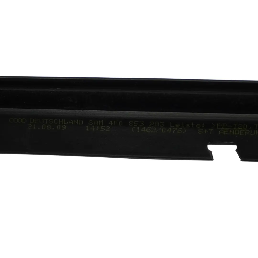Audi A6 C6 Joint Fenêtre Porte Avant Gauche Garniture Conduit Chrome - SKU 4F0853283G-1 - Numéro de pièce 4F0853283G
