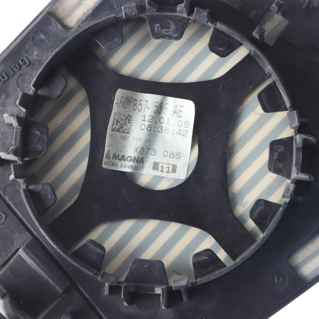 Inserto Vetro Specchietto Sinistro Riscaldato per Audi A4 B8 A5 8T con numero di parte 4F0857535AE Audi A4 B8 A5 8T Inserto Vetro Specchietto Sinistro Riscaldato - SKU 4F0857535AE - Numero di parte 4F0857535AE