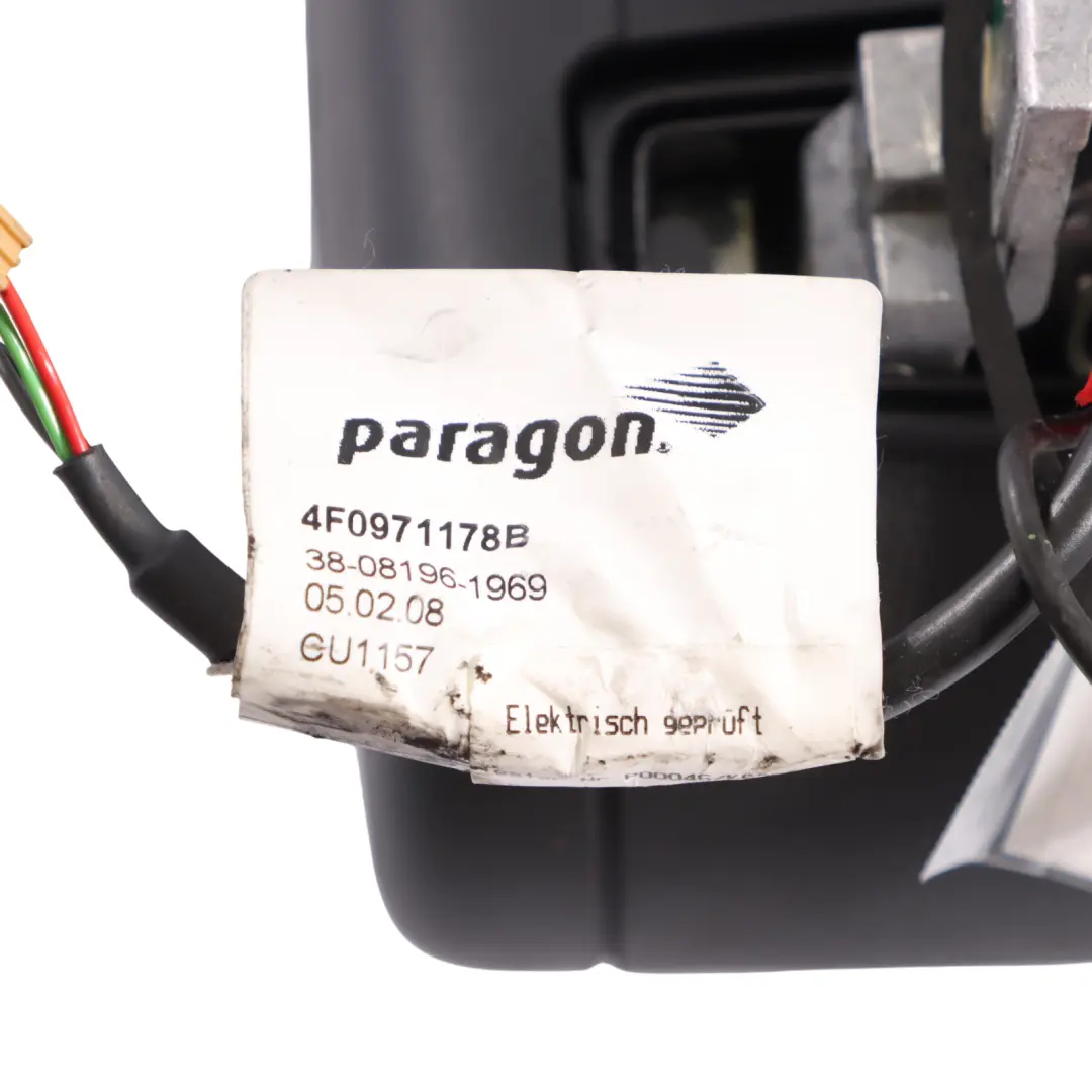 Cuero Negro Apoyabrazos Almacenamiento 4F0971178B para Audi A6 C6 con número de pieza 4F0864209A Audi A6 C6 Cuero Negro Apoyabrazos Almacenamiento 4F0971178B - SKU 4F0864209A - Número de pieza 4F0864209A