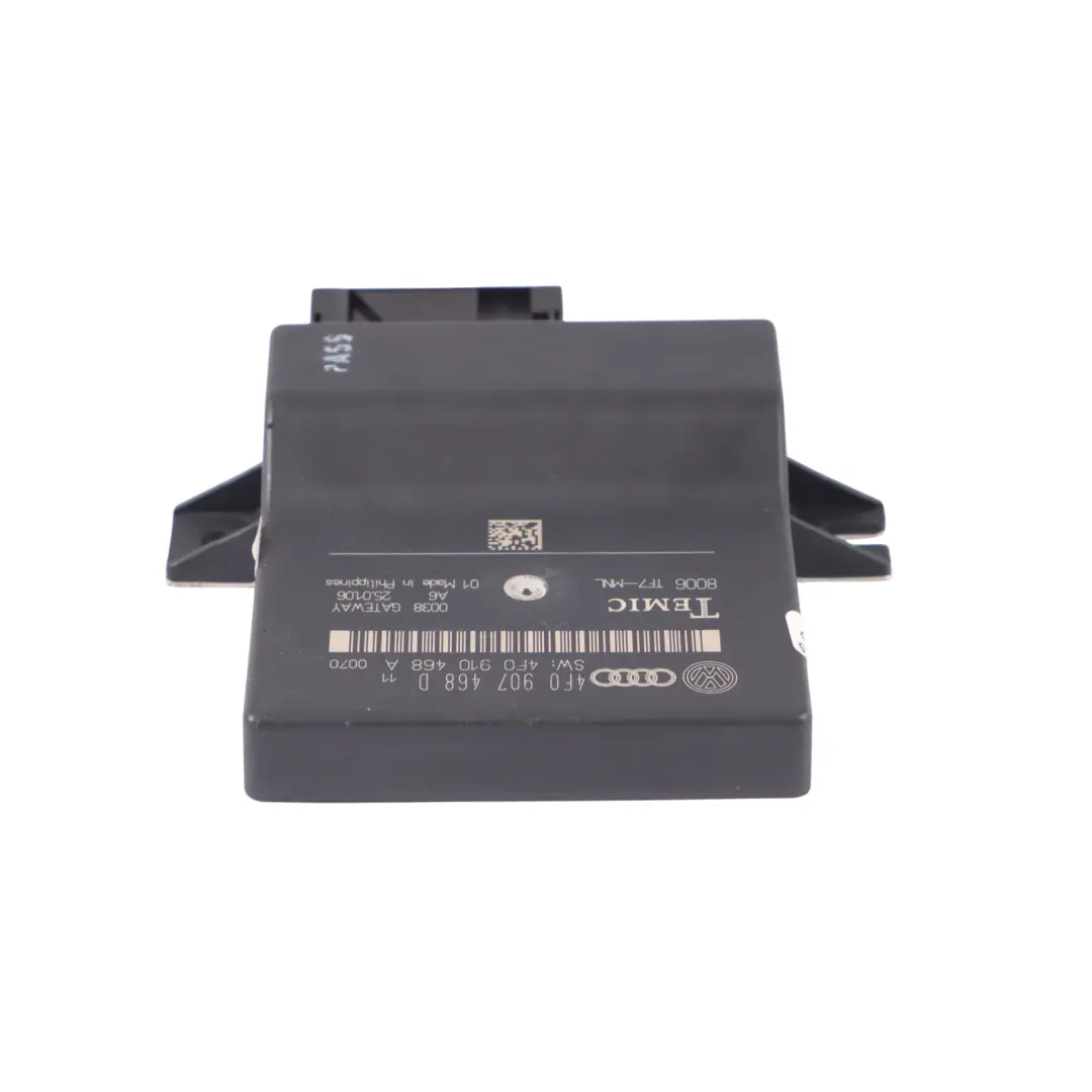 Interfaccia diagnostica Gateway Modulo controllo Unità ECU per Audi A6 C6 con numero di parte 4F0907468D Audi A6 C6 Interfaccia diagnostica Gateway Modulo controllo Unità ECU - SKU 4F0907468D - Numero di parte 4F0907468D
