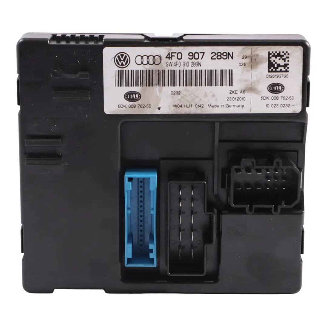 Audi A6 S6 RS6 C6 4F Convienience Comfort Module Unit ECU - SKU 4F0910289N-1 - Part number 4F0910289N