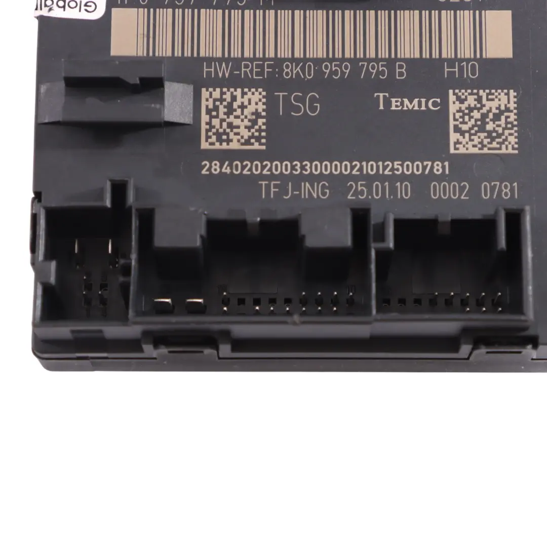 Porta Posteriore Sinistra Destra Modulo Controllo ECU per Audi A6 C6 con numero di parte 4F0959795M Audi A6 C6 Porta Posteriore Sinistra Destra Modulo Controllo ECU - SKU 4F0959795M - Numero di parte 4F0959795M