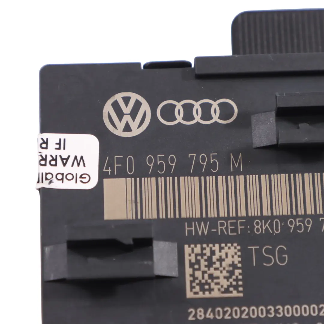 Porta Posteriore Sinistra Destra Modulo Controllo ECU per Audi A6 C6 con numero di parte 4F0959795M Audi A6 C6 Porta Posteriore Sinistra Destra Modulo Controllo ECU - SKU 4F0959795M - Numero di parte 4F0959795M