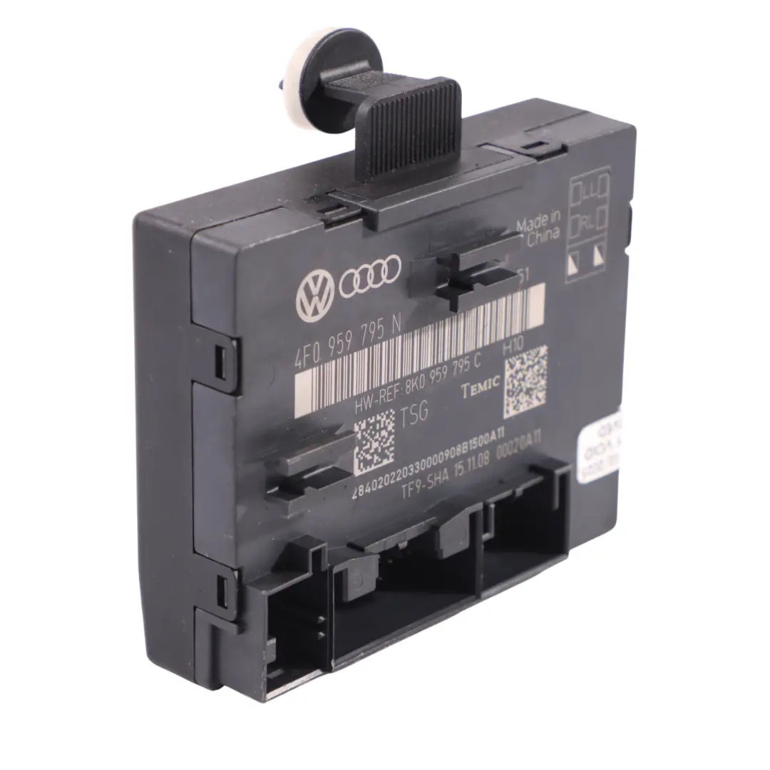 Audi A4 B8 A6 C6 Moduł Sterownik Drzwi Lewy Tył - SKU 4F0959795N - Numer Części 4F0959795N
