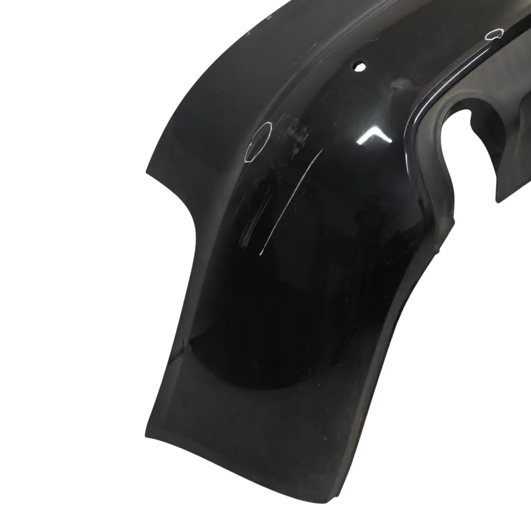 Audi A6 C6 Rear Bumper S Line Trim Panel Covering Brilliant Black - Y9B - SKU 4F5807303-BBL - Part number 4F5807303