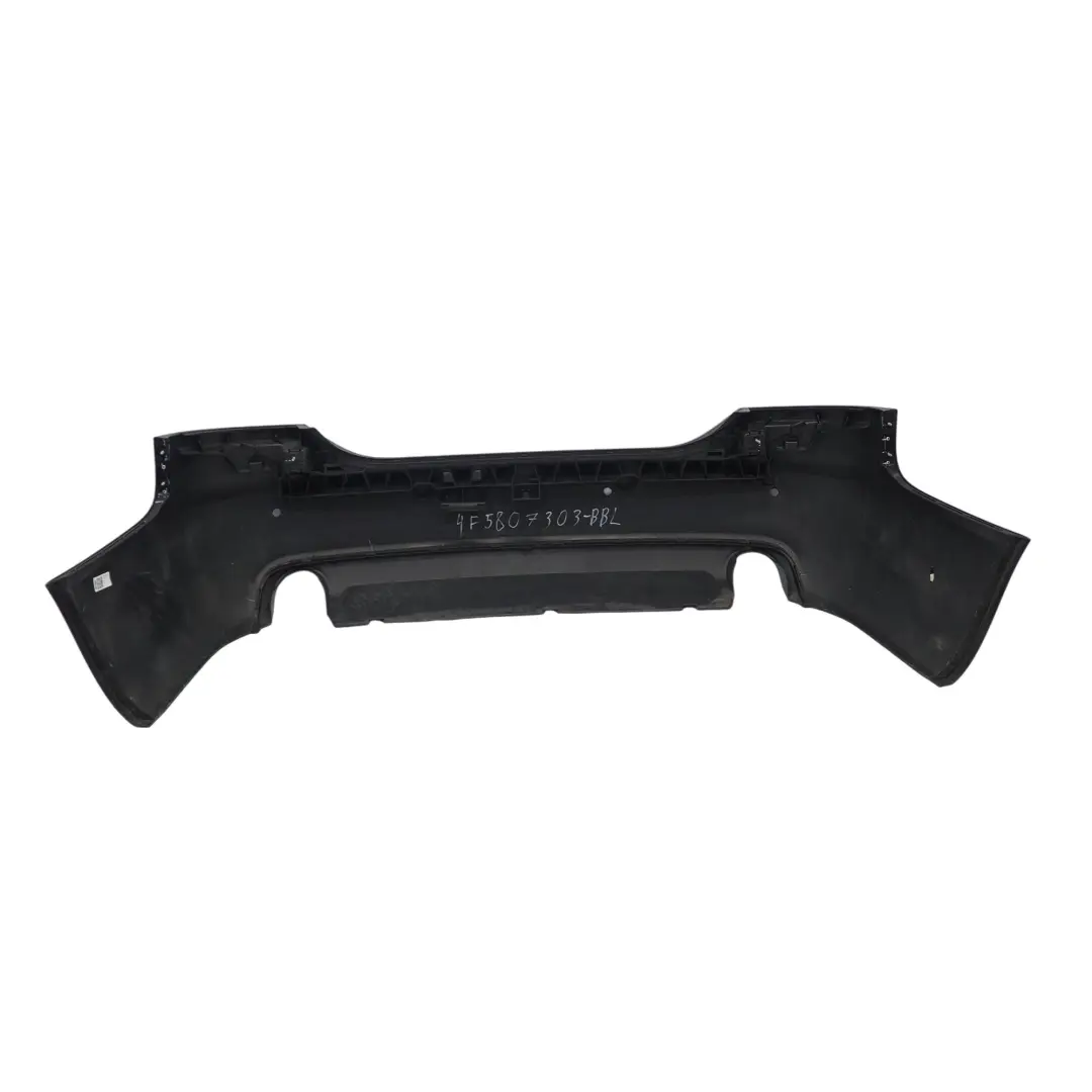Audi A6 C6 Rear Bumper S Line Trim Panel Covering Brilliant Black - Y9B - SKU 4F5807303-BBL - Part number 4F5807303