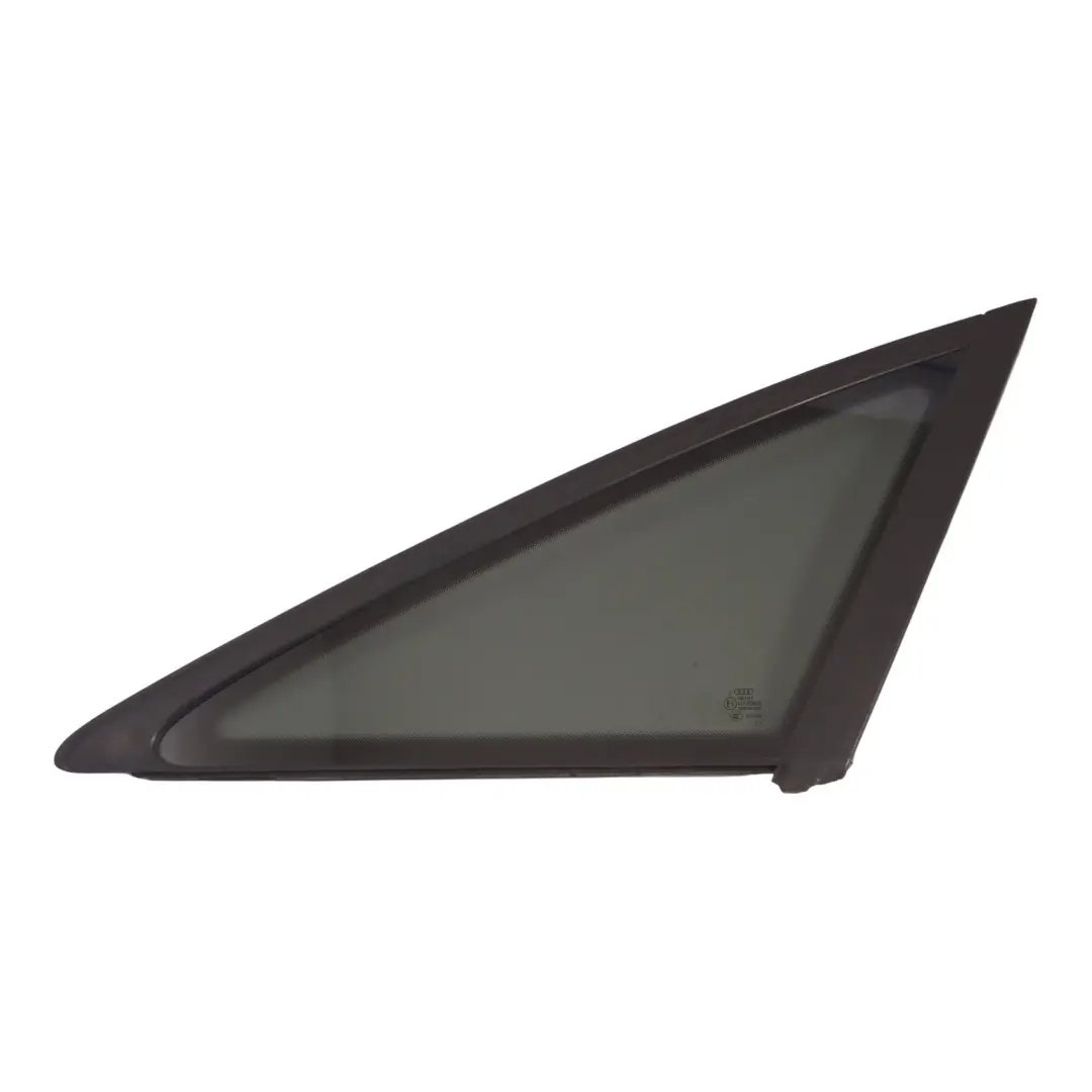 Triangular Quarter Right O/S Side Window Glass AS3 to Audi A6 C6 Rear with Part number 4F5845300N Audi A6 C6 Rear Triangular Quarter Right O/S Side Window Glass AS3 - SKU 4F5845300N - Part number 4F5845300N