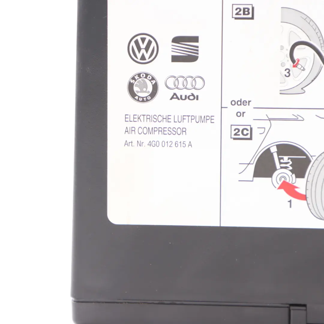 Emergenza Compressore Pneumatici Ruota Pompa per Audi Volkswagen Skoda con numero di parte 4G0012615A Audi Volkswagen Skoda Emergenza Compressore Pneumatici Ruota Pompa - SKU 4G0012615A - Numero di parte 4G0012615A
