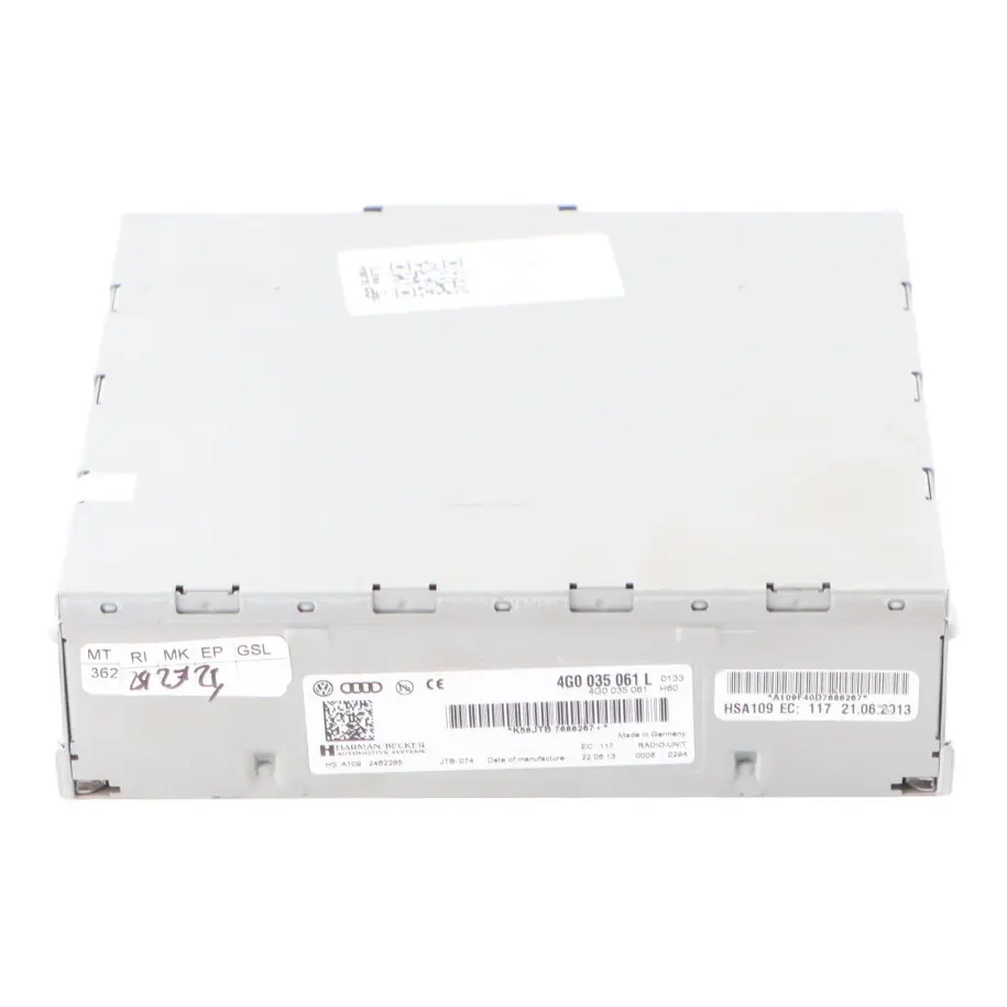 Unidad Control Radio Navegador DAB Harman Becker para Audi A4 B8 con número de pieza 4G0035061L Audi A4 B8 Unidad Control Radio Navegador DAB Harman Becker - SKU 4G0035061L - Número de pieza 4G0035061L
