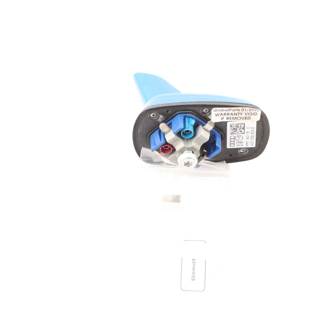 Antenna Amplifier Roof Fin Shark Aerial Hainan Blue X5K 4G0035503E to Audi Q3 A5 A7 with Part number 4G0035503E-HAB Audi Q3 A5 A7 Antenna Amplifier Roof Fin Shark Aerial Hainan Blue X5K 4G0035503E - SKU 4G0035503E-HAB - Part number 4G0035503E-HAB