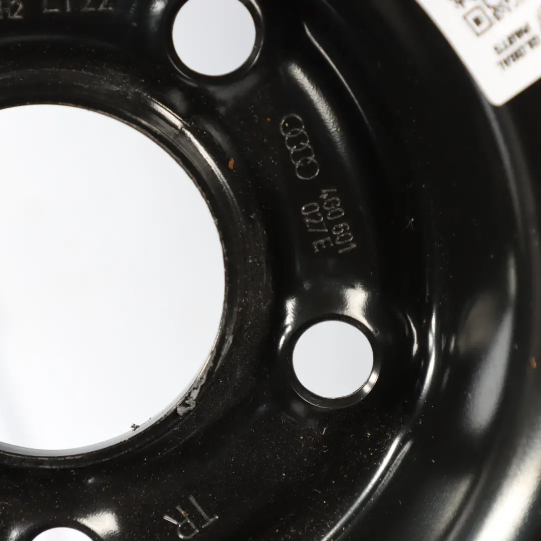 Audi A7 4G Ruota Scorta Pneumatico In Acciaio 145/60/R20 41/2.Jx ET22 - SKU 4G0601027E - Numero di parte 4G0601027E