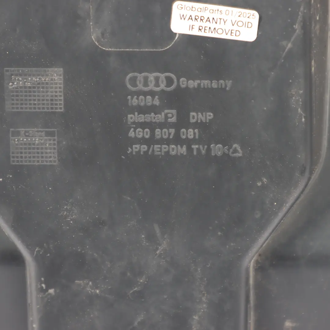Audi A6 C7 Front Slam Panel Bonnet Landing Support Mount Bracket - SKU 4G0807081 - Part number 4G0807081