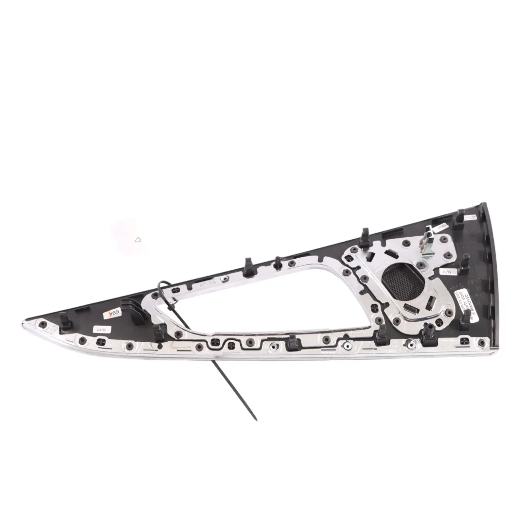 Moldura De Panel De Puerta Trasera Aluminio Izquierda para Audi A6 C7 con número de pieza 4G0867419B Audi A6 C7 Moldura De Panel De Puerta Trasera Aluminio Izquierda - SKU 4G0867419B - Número de pieza 4G0867419B