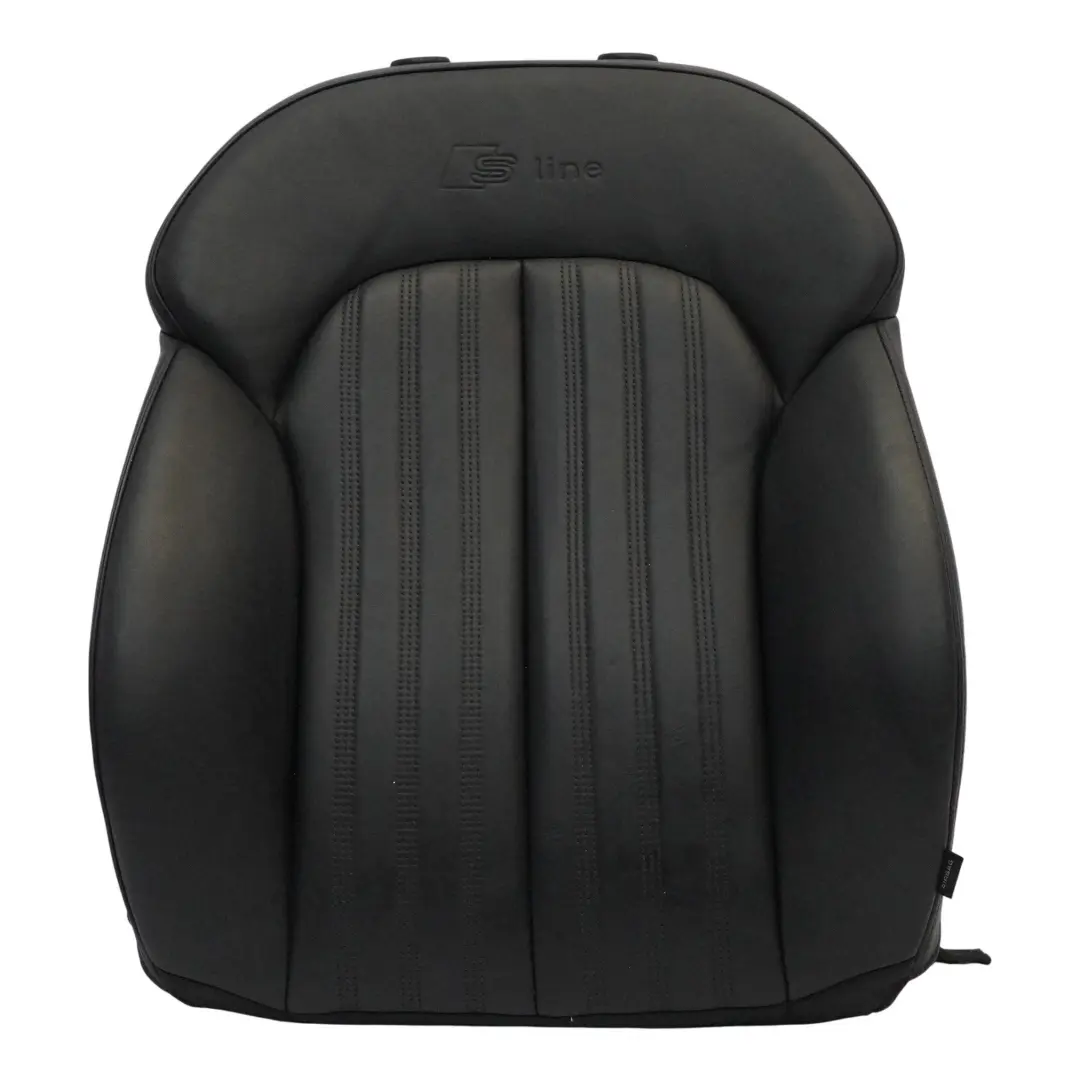 Audi A7 4G Front Seat Back Rest Heated Leather Black S-line Left N/S - SKU 4G0881805BD - Part number 4G0881805BD