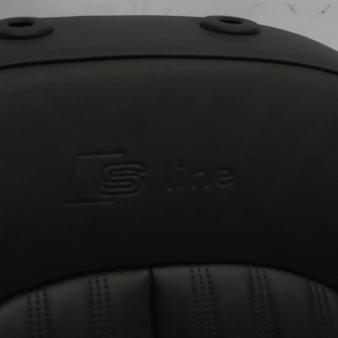 Audi A7 4G Front Seat Back Rest Heated Leather Black S-line Left N/S - SKU 4G0881805BD - Part number 4G0881805BD