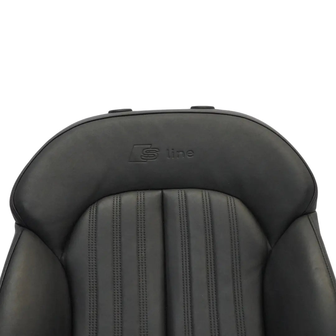Audi A7 4G Front Seat Back Rest Heated Leather Black S-line Left N/S - SKU 4G0881805BD - Part number 4G0881805BD