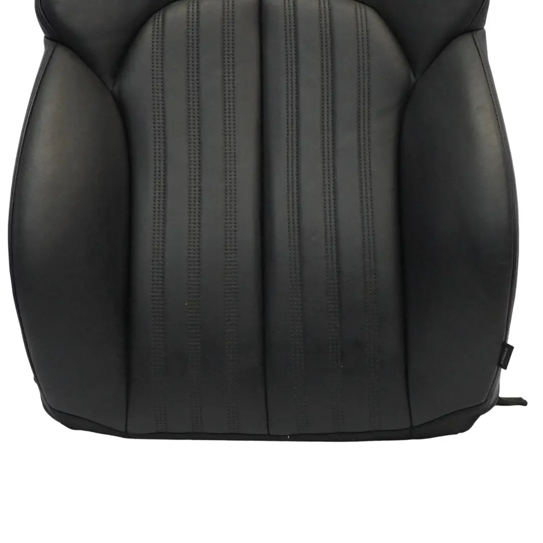 Audi A7 4G Front Seat Back Rest Heated Leather Black S-line Left N/S - SKU 4G0881805BD - Part number 4G0881805BD