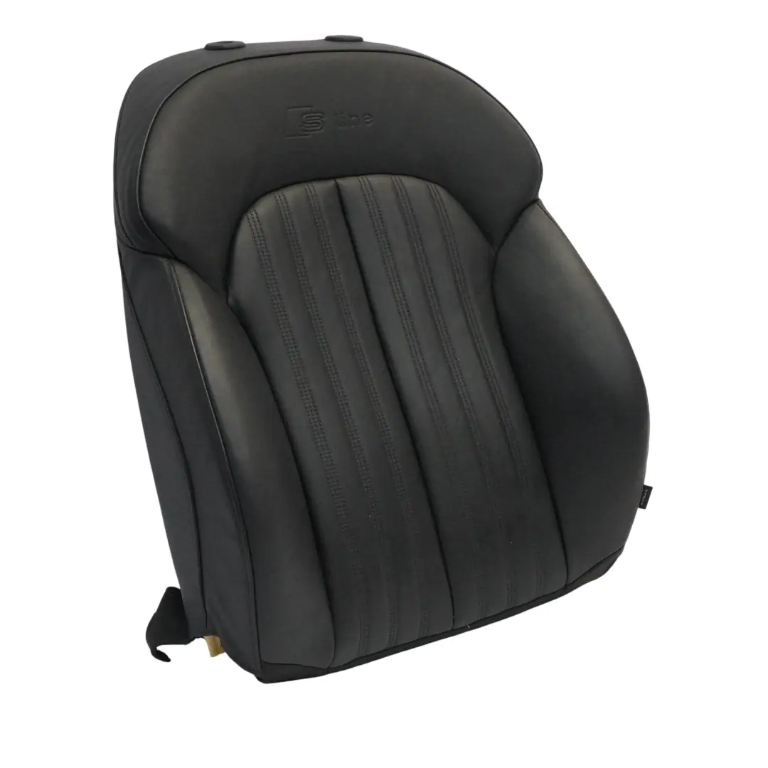 Audi A7 4G Front Seat Back Rest Heated Leather Black S-line Left N/S - SKU 4G0881805BD - Part number 4G0881805BD