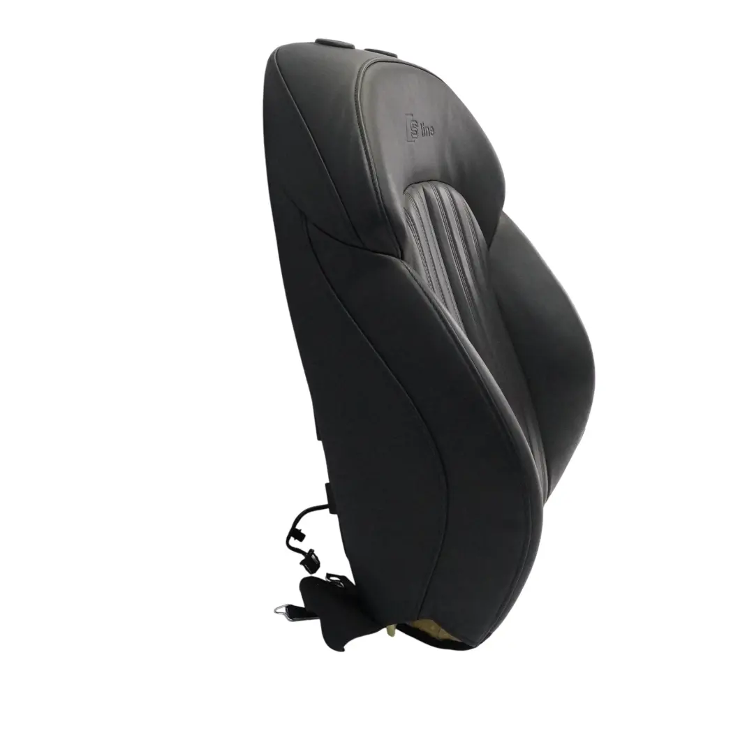 Audi A7 4G Front Seat Back Rest Heated Leather Black S-line Left N/S - SKU 4G0881805BD - Part number 4G0881805BD