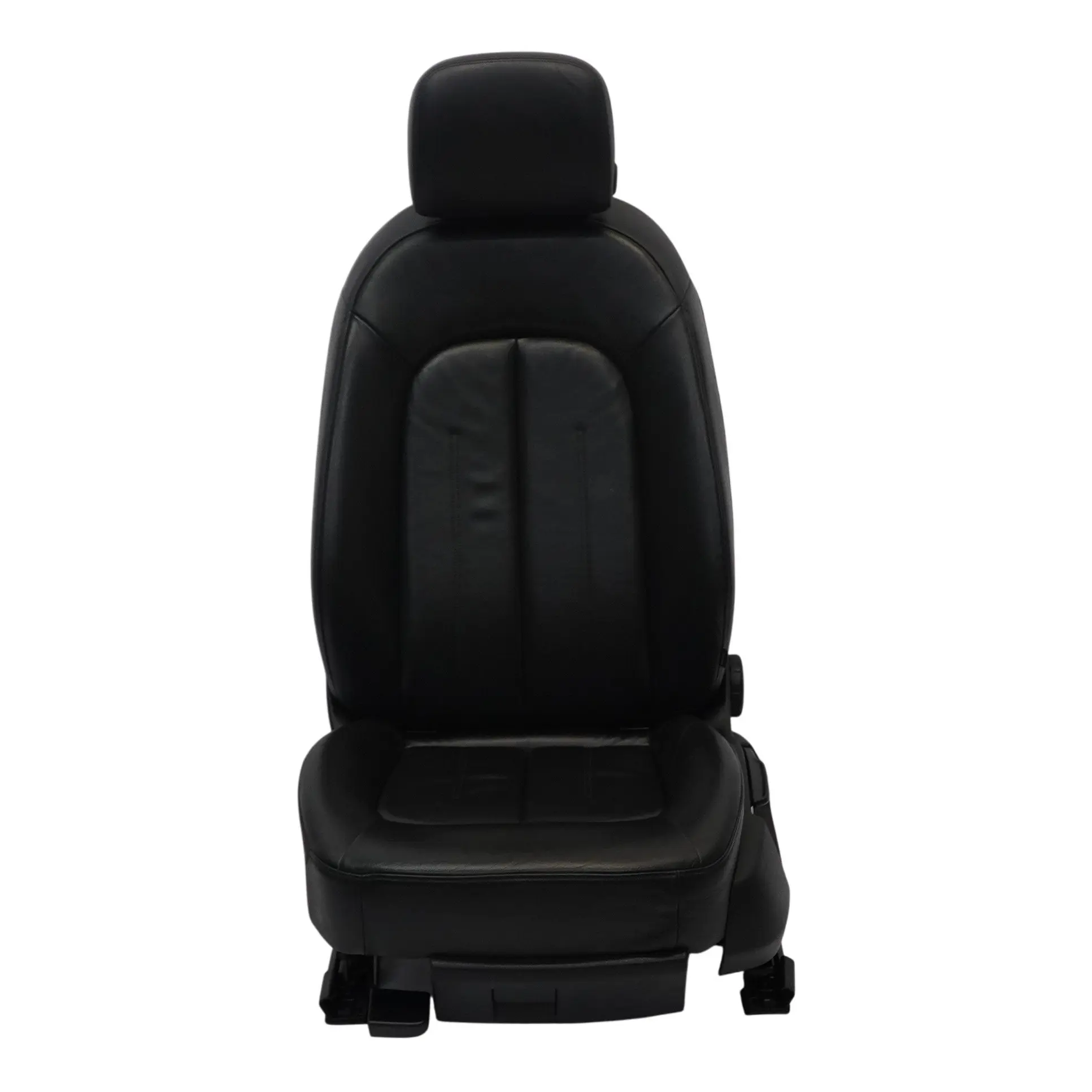 Audi A6 C7 4G Sedile Anteriore Sinistro Interni In Pelle Soul Nero