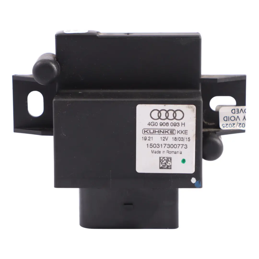  Module Relais Commande Envoi Pompe Carburant Audi A7 4G 3.0 TDI ECU - SKU 4G0906093H - Numéro de pièce 4G0906093H