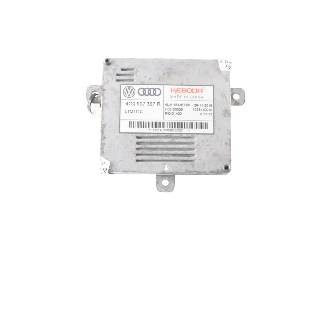 Audi S1 8X Módulo control balastro circulación diurna faro delantero - SKU 4G0907397R - Número de pieza 4G0907397R