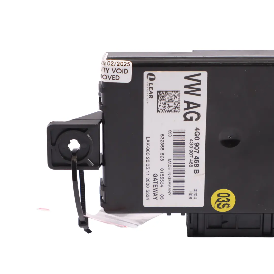 Audi A6 C7 Central Getaway Control Unit Module ECU 4G0907468B - SKU 4G0907468F - Part number 4G0907468F