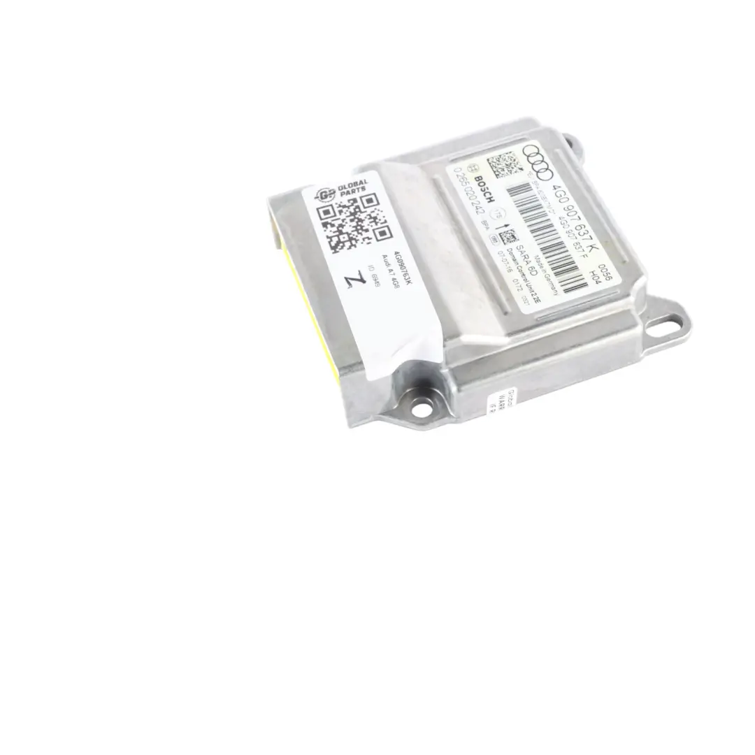 4G8 ESP Sensor unidad control módulo velocidad guiñada ECU 4G0907637H para Audi A7 con número de pieza 4G090763K Audi A7 4G8 ESP Sensor unidad control módulo velocidad guiñada ECU 4G0907637H - SKU 4G0907637K - Número de pieza 4G090763K